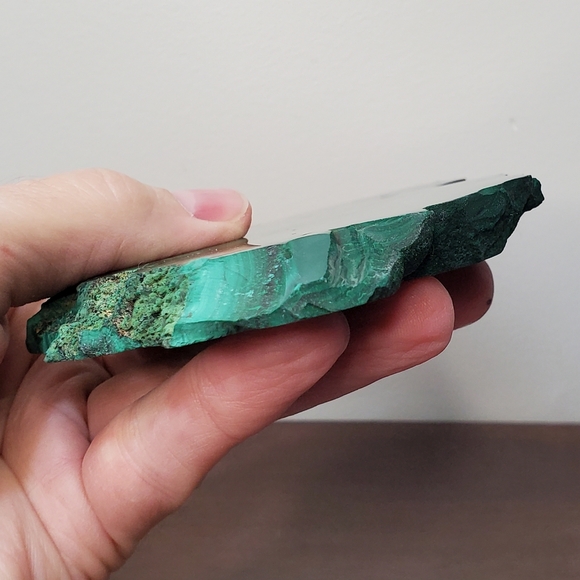 Malachite Crystal Slab - Picture 7 of 13
